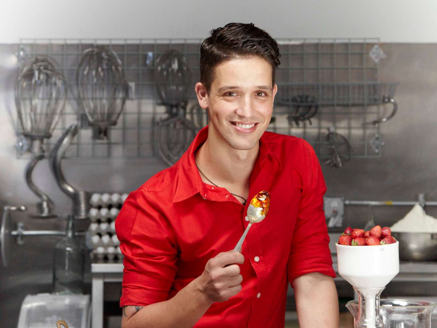 A photo of Turkish-American Pastry Chef Yigit Pura, of Tout Sweet Pâtisserie