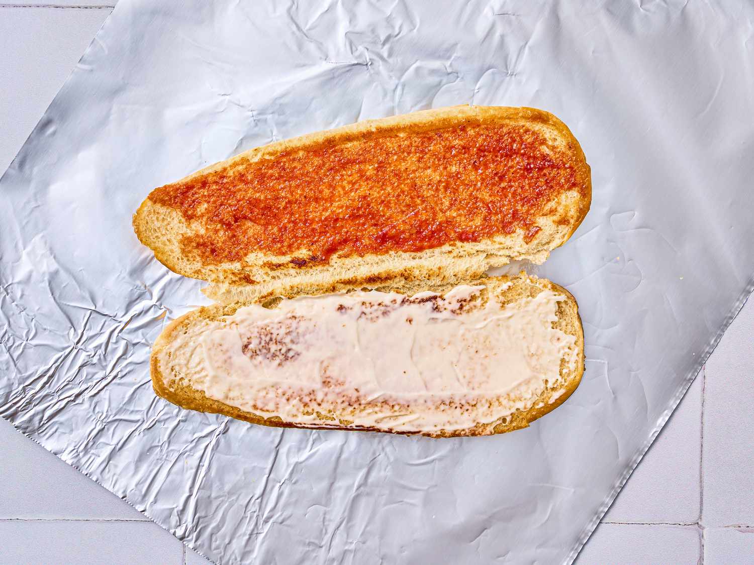 Bread for chopped cheese.