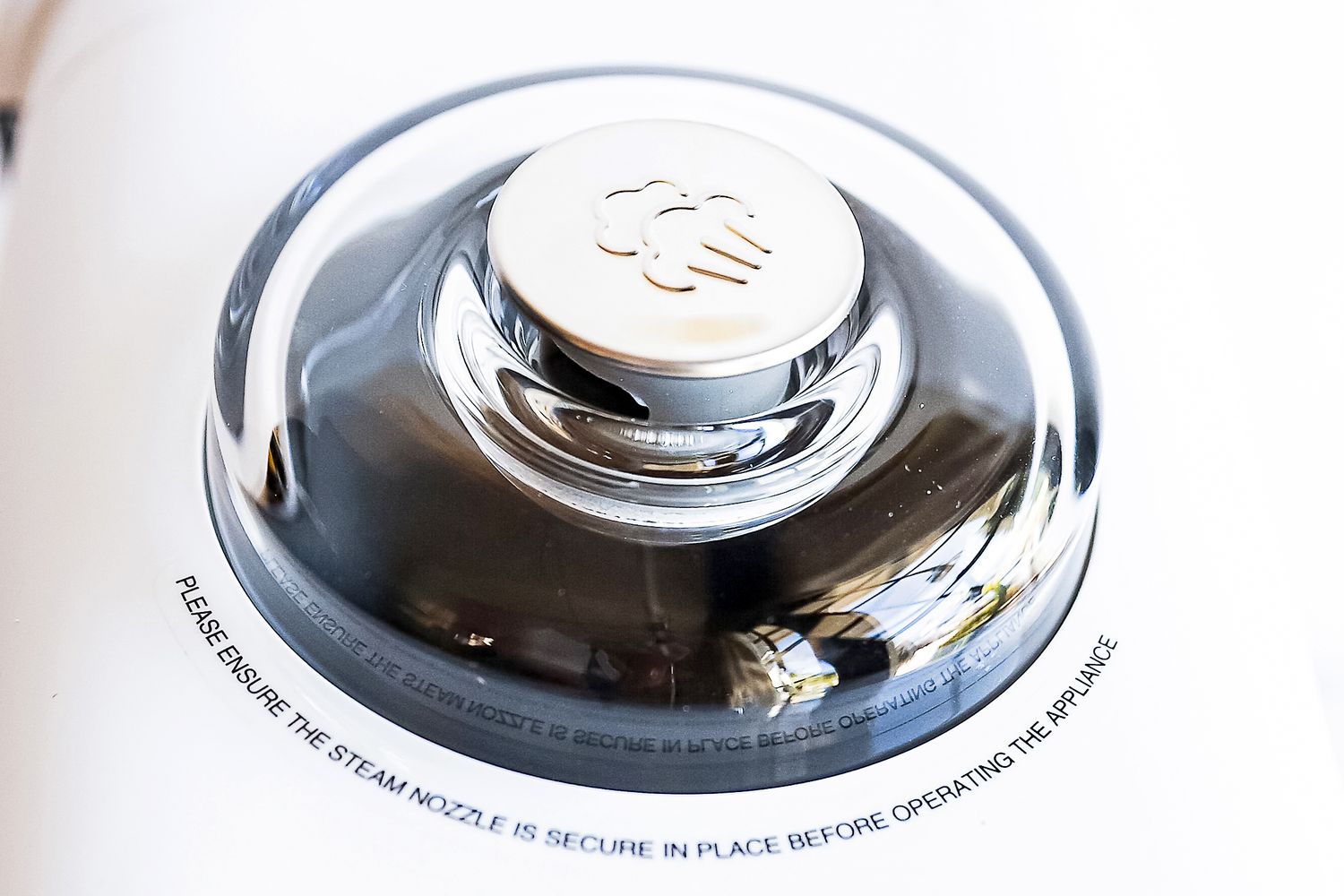 view of the top of the grinding port 