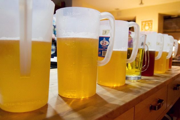 beer in pitchers