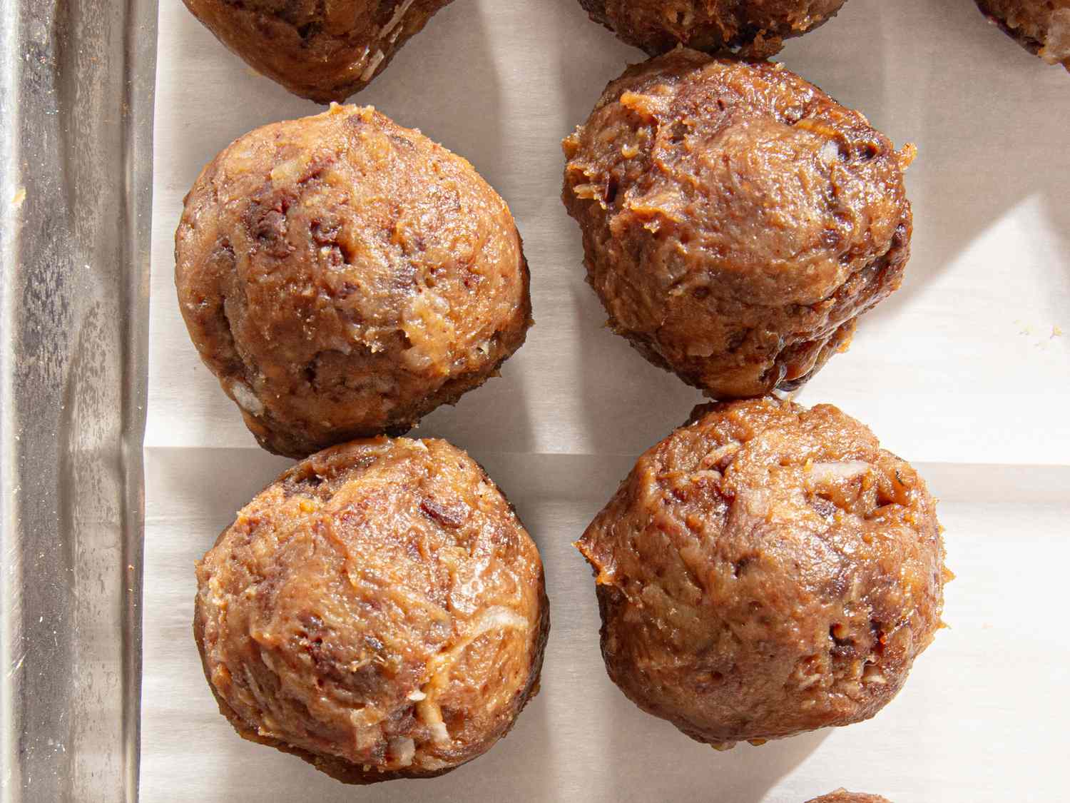 Overhead view of cookie dough 