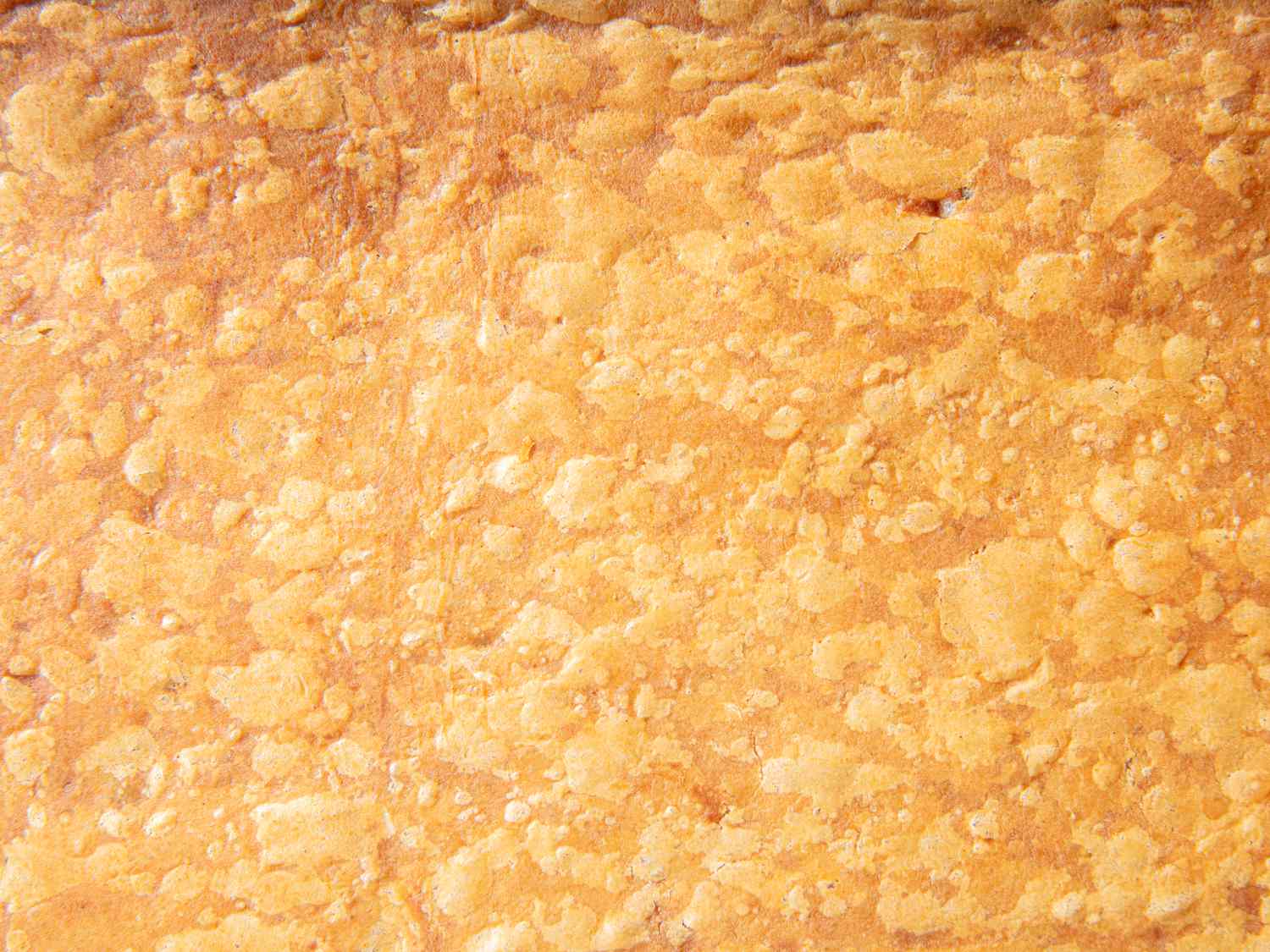 Overhead of baked puff pastry