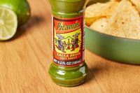 Close up of Picamas Hot Sauce