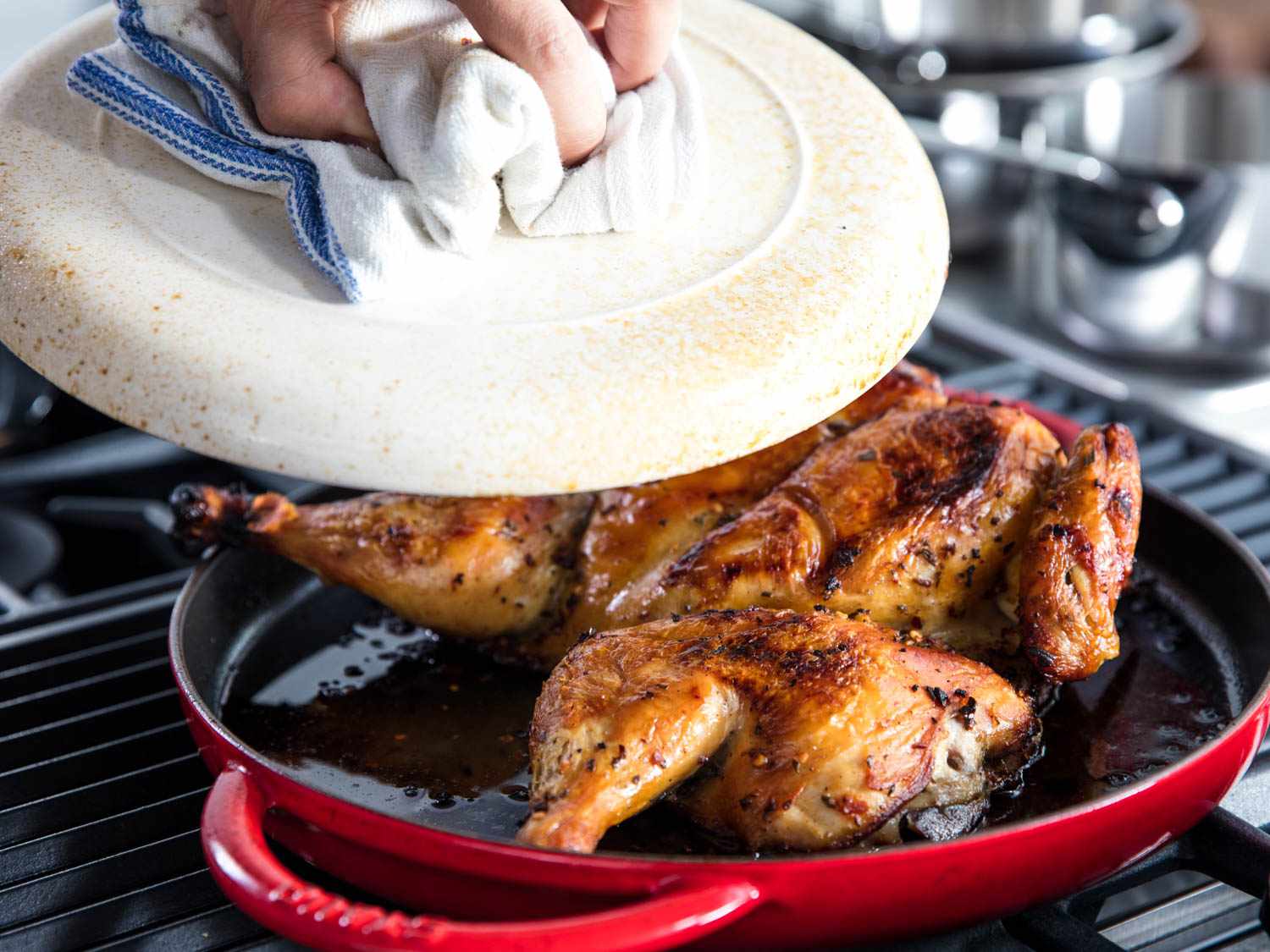 Chicken in a skillet