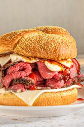 Sideview of Roast Beef 