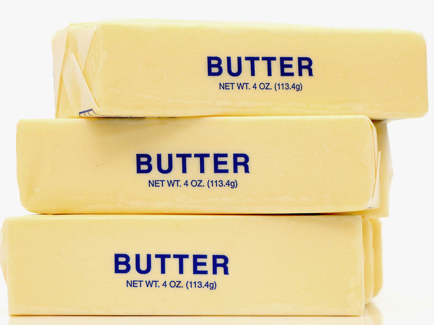 4-ounce sticks of butter stacked