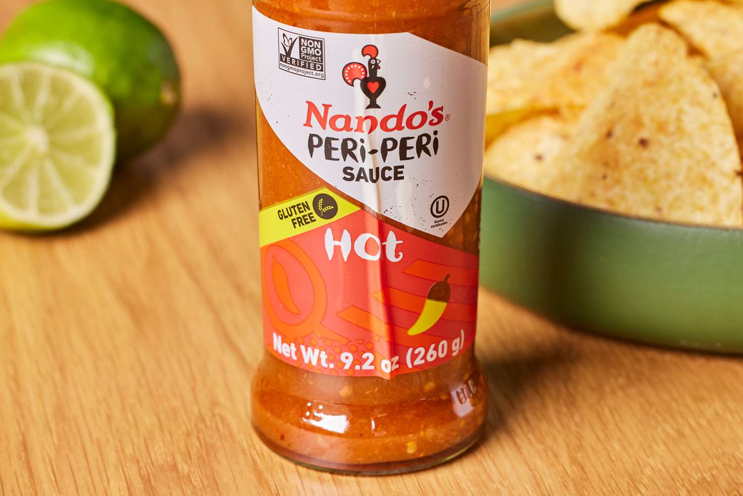 Close up of Nando's Extra Extra Hot Peri Peri Sauce (4-Pack)