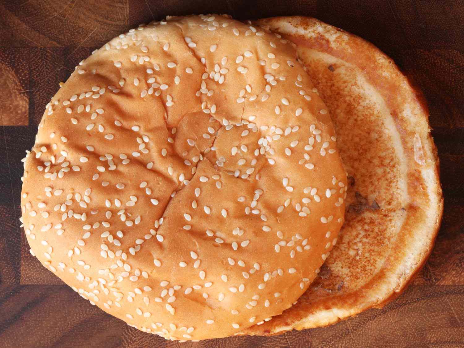 A toasted Whopper bun.