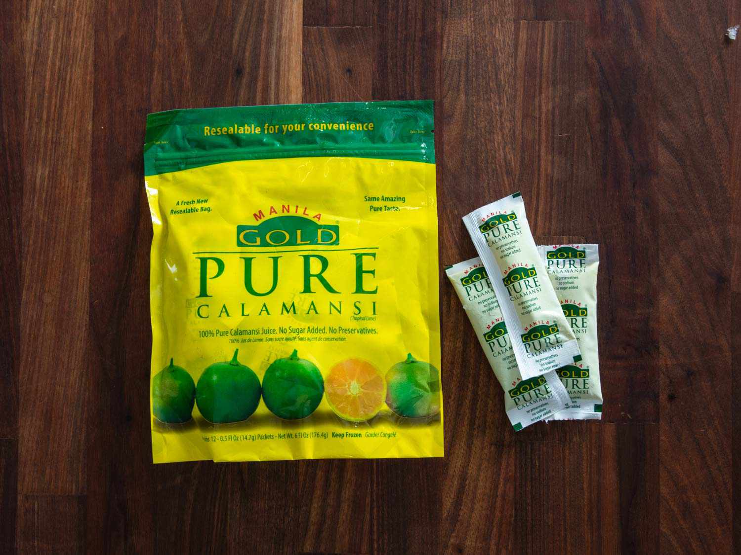 Frozen calamansi juice