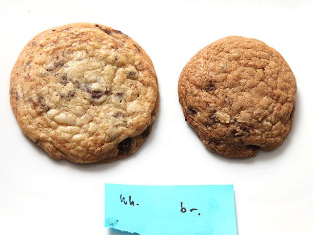 Two cookies side by side.
