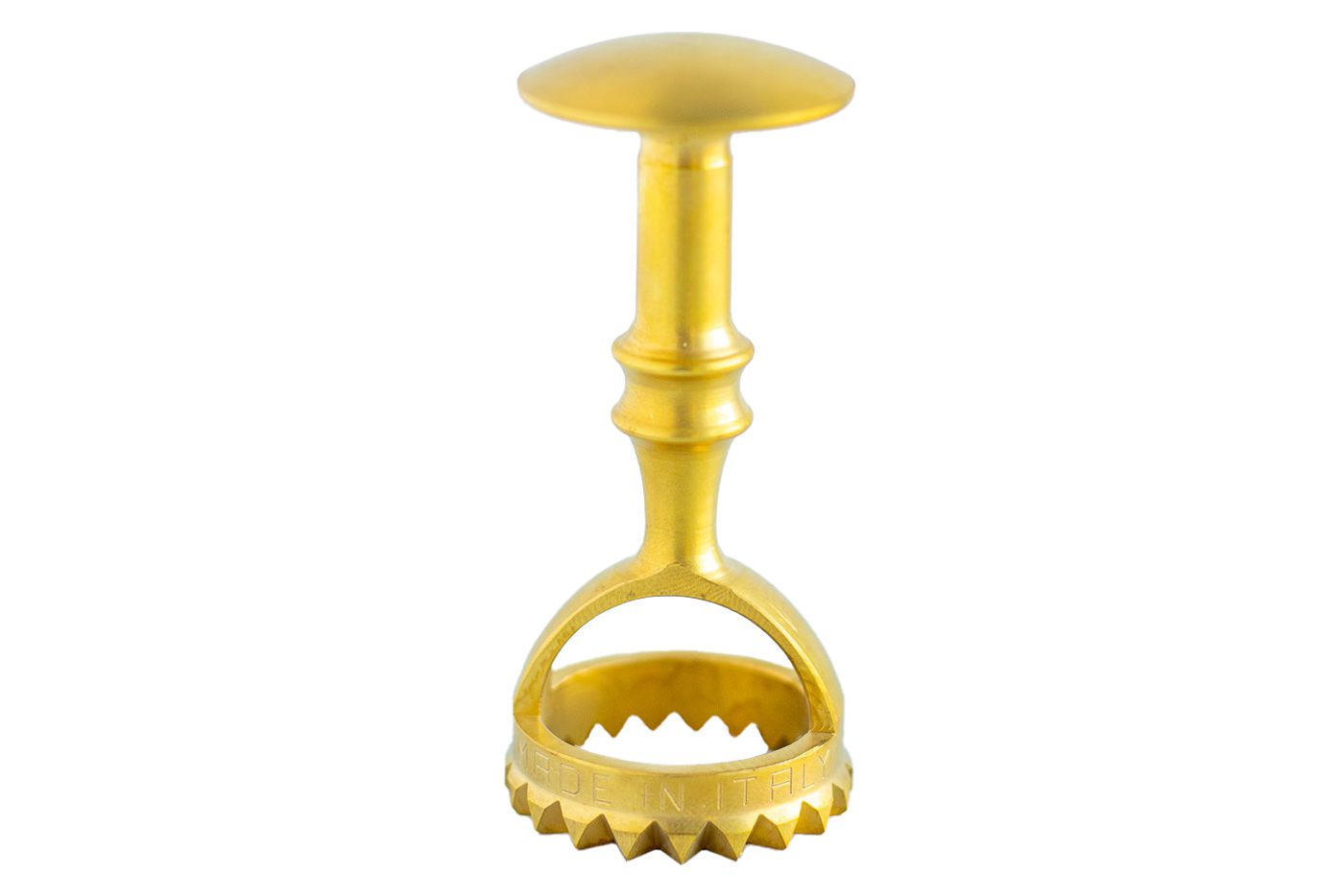 QB Cucina Open Round Brass Pasta Stamp