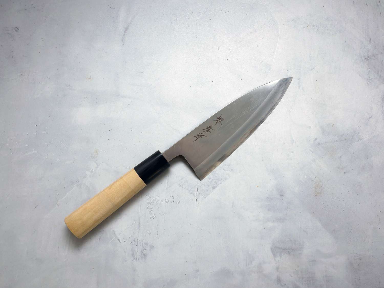 sakai takayuki deba on a grey concrete backdrop