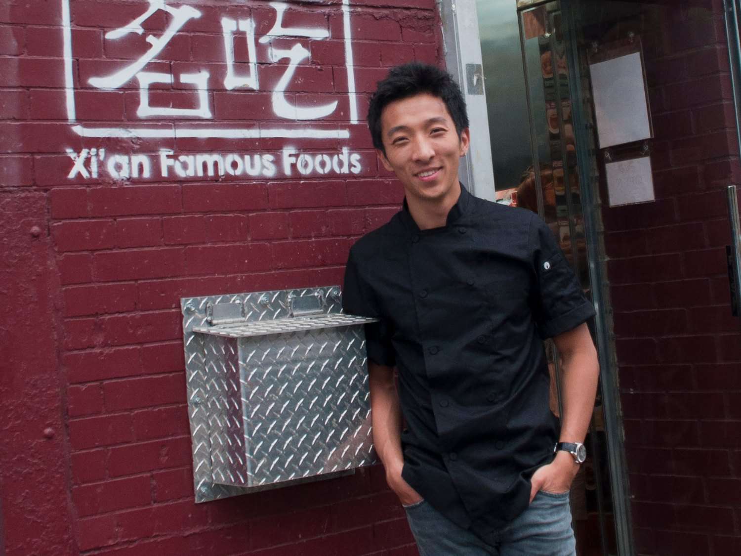 A photo of Jason Wang, of Xi'an Famous Foods.