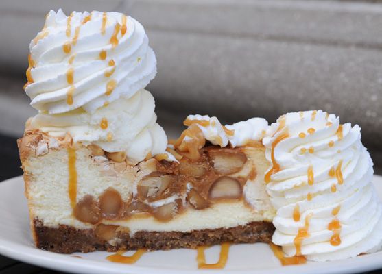 White Chocolate Caramel Macadamia Nut Cheesecake