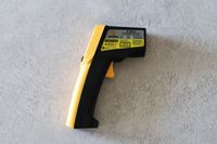 A ThermoWorks infrared thermometer.