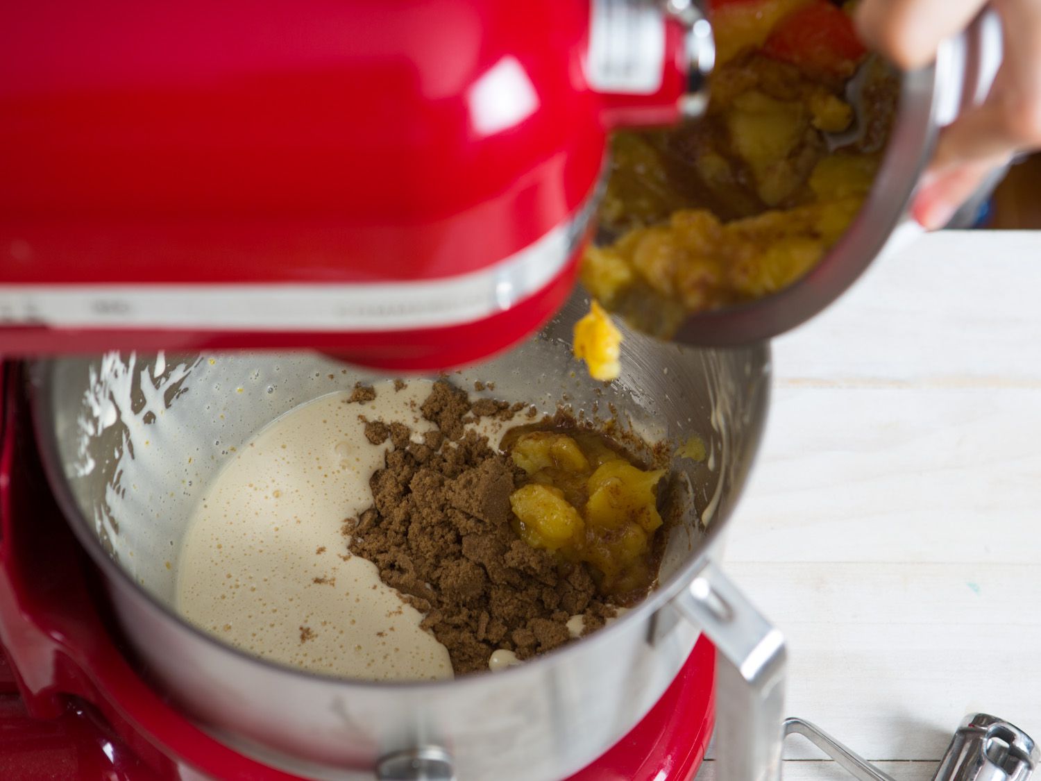 Add brown sugar and butter