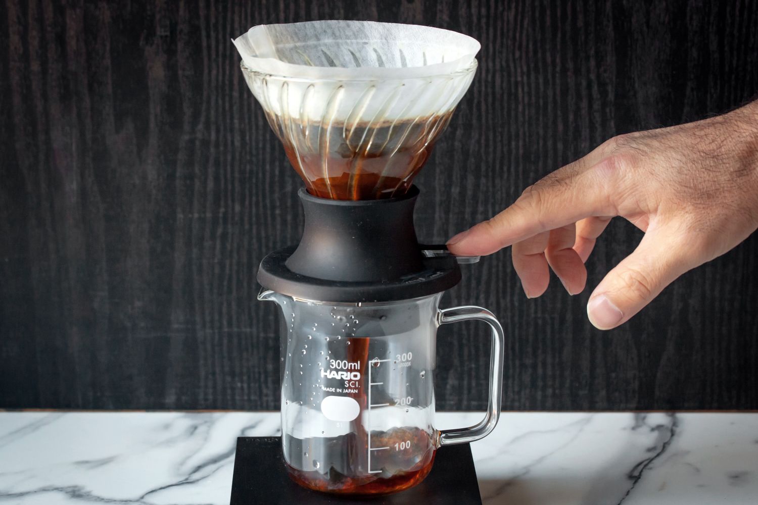 Coffee dripper on mug