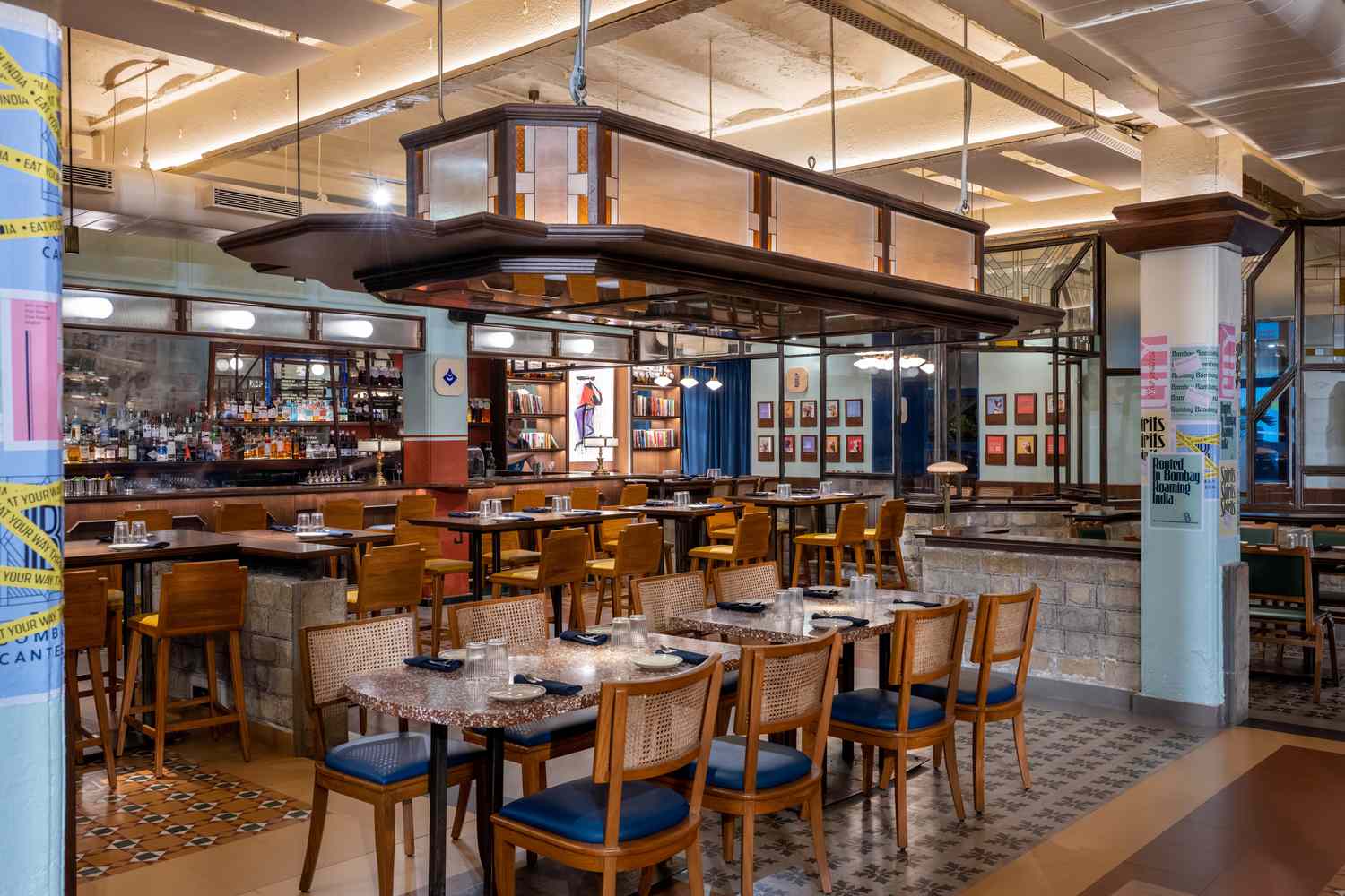 Interior of The Bombay Canteen