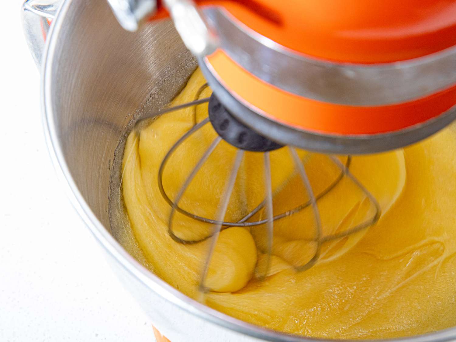 Inner view of stand mixer 