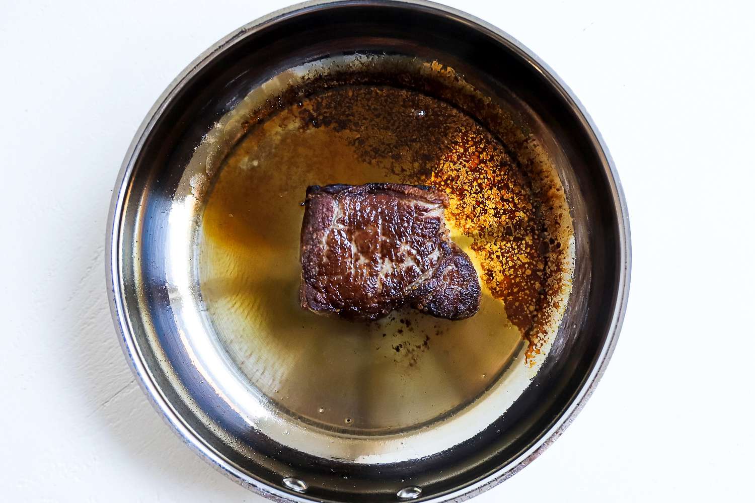 Food cooking in a pan from the Cuisinart Professional Series Cookware 11 Piece Set