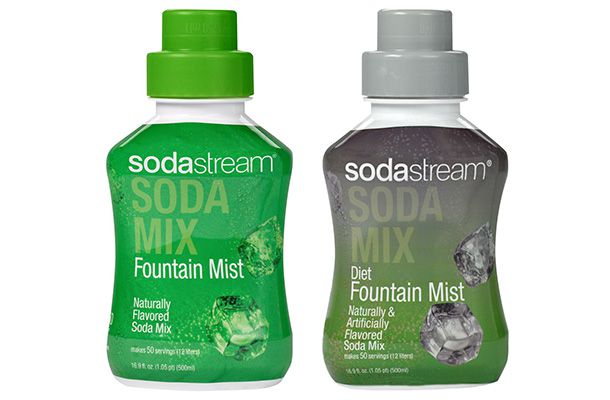 Photo of SodaStream Fountain Mist and Diet Fountain Mist.