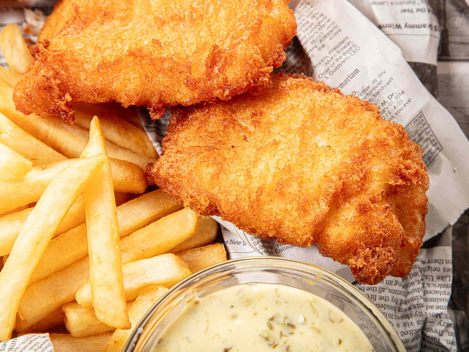 British Fish and chips