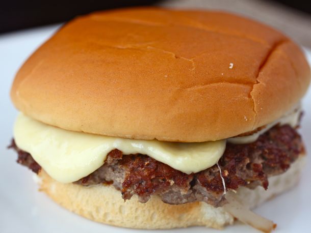 seared cheeseburger