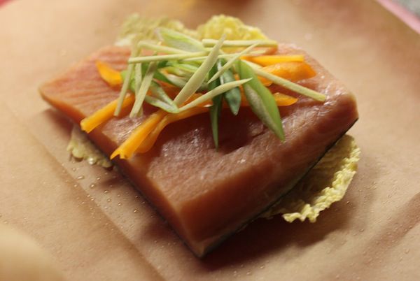 Layer the ingredients on the wrapping