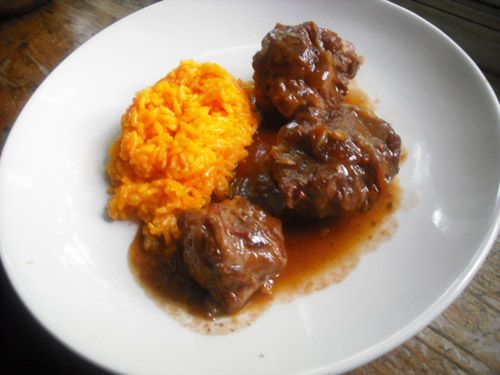 braised veal oxtail