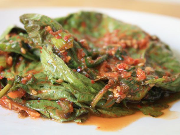 stir-fried Perilla leaves