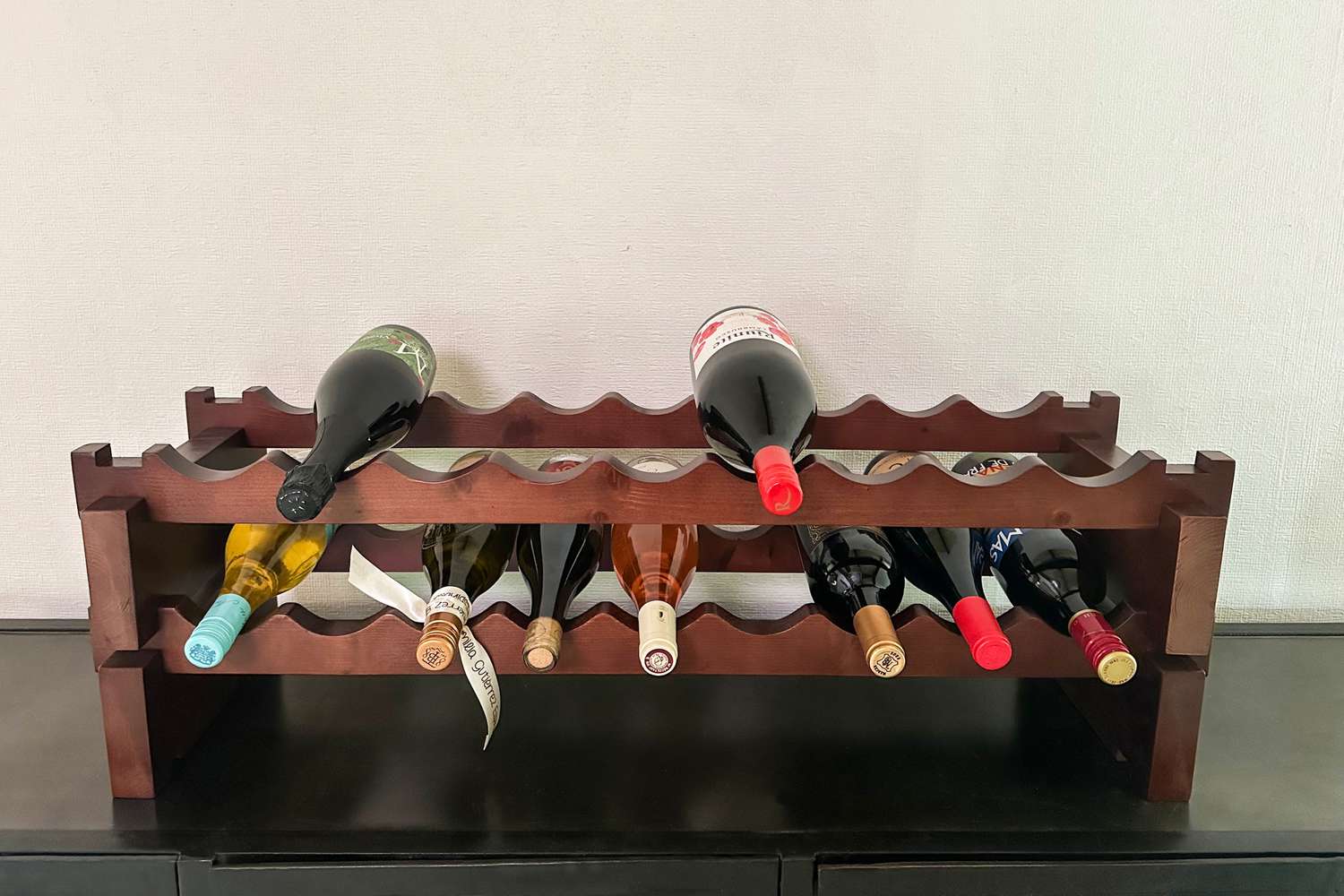 Williams Sonoma Walnut Wine Rack