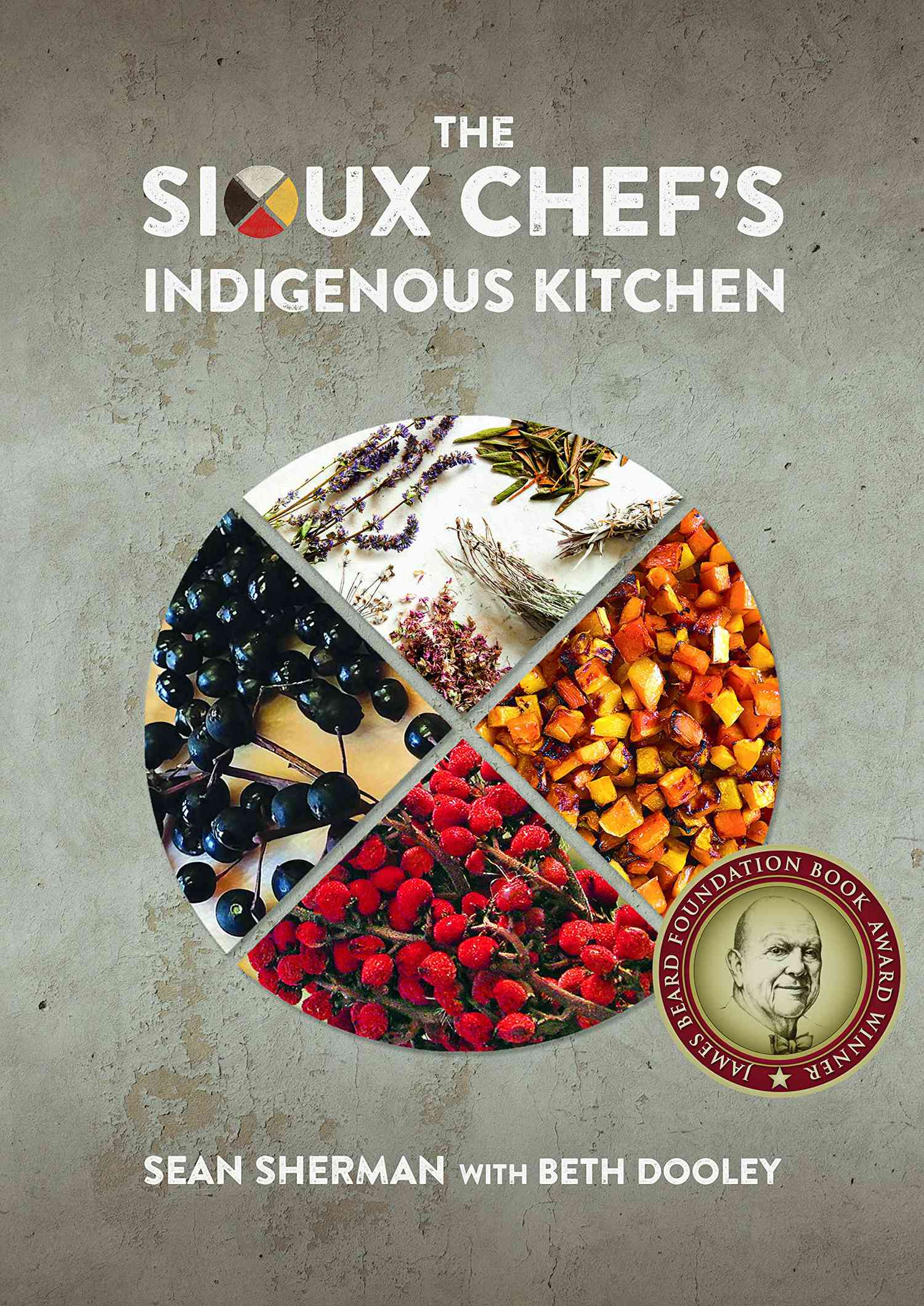 the cover of The Sioux Chef's Indigenous Kitchen