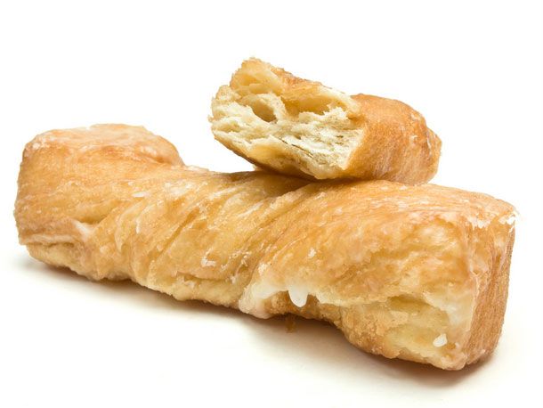 A yum yum, a British twisted doughnut. 