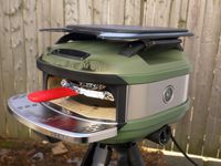 the gozney tread with a cast iron pan inside