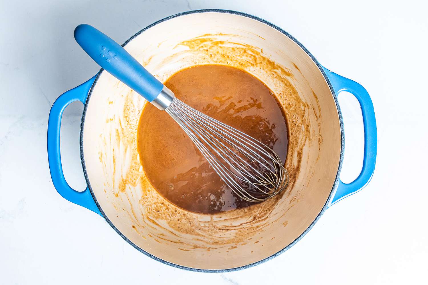 Misen Stainless Steel Whisk in a pot