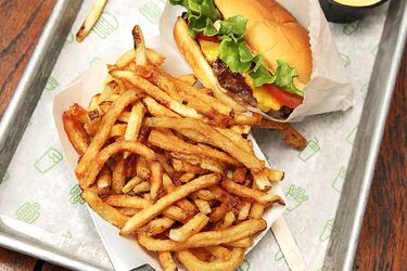 Shake Shack Burger and Homemade Fries