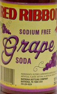 Red Ribbon Grape Soda