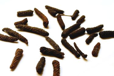 A handful of long pepper. 