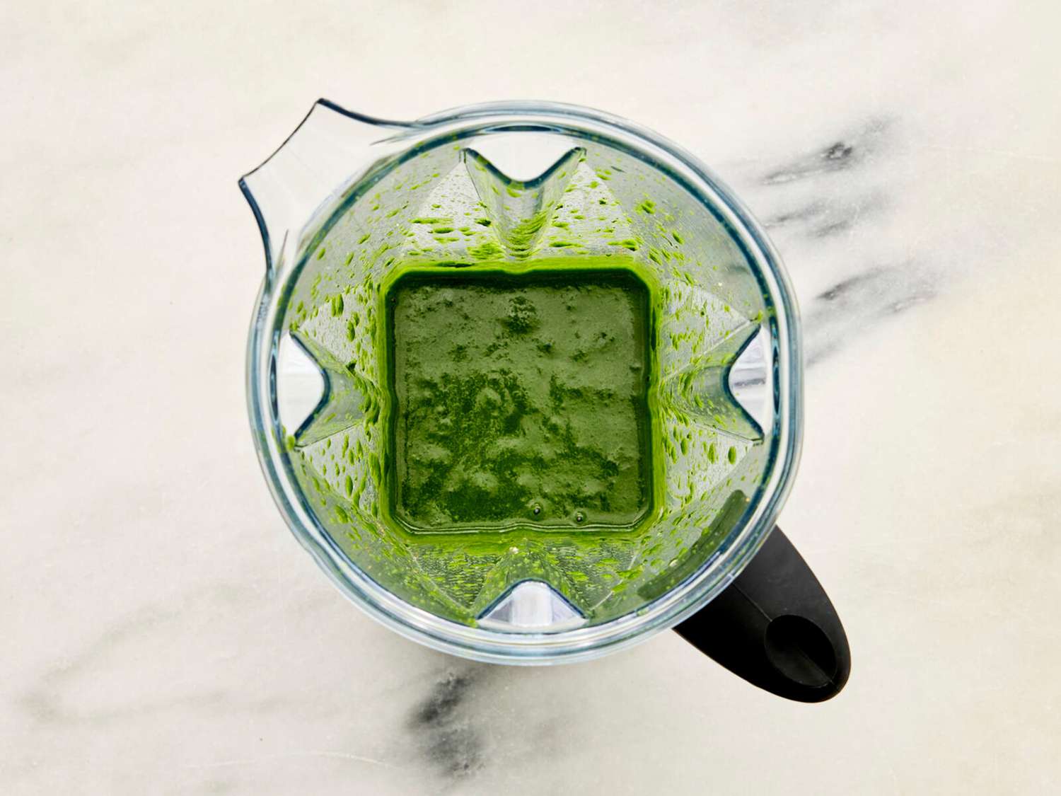 Cilantro blended until smooth in blender 