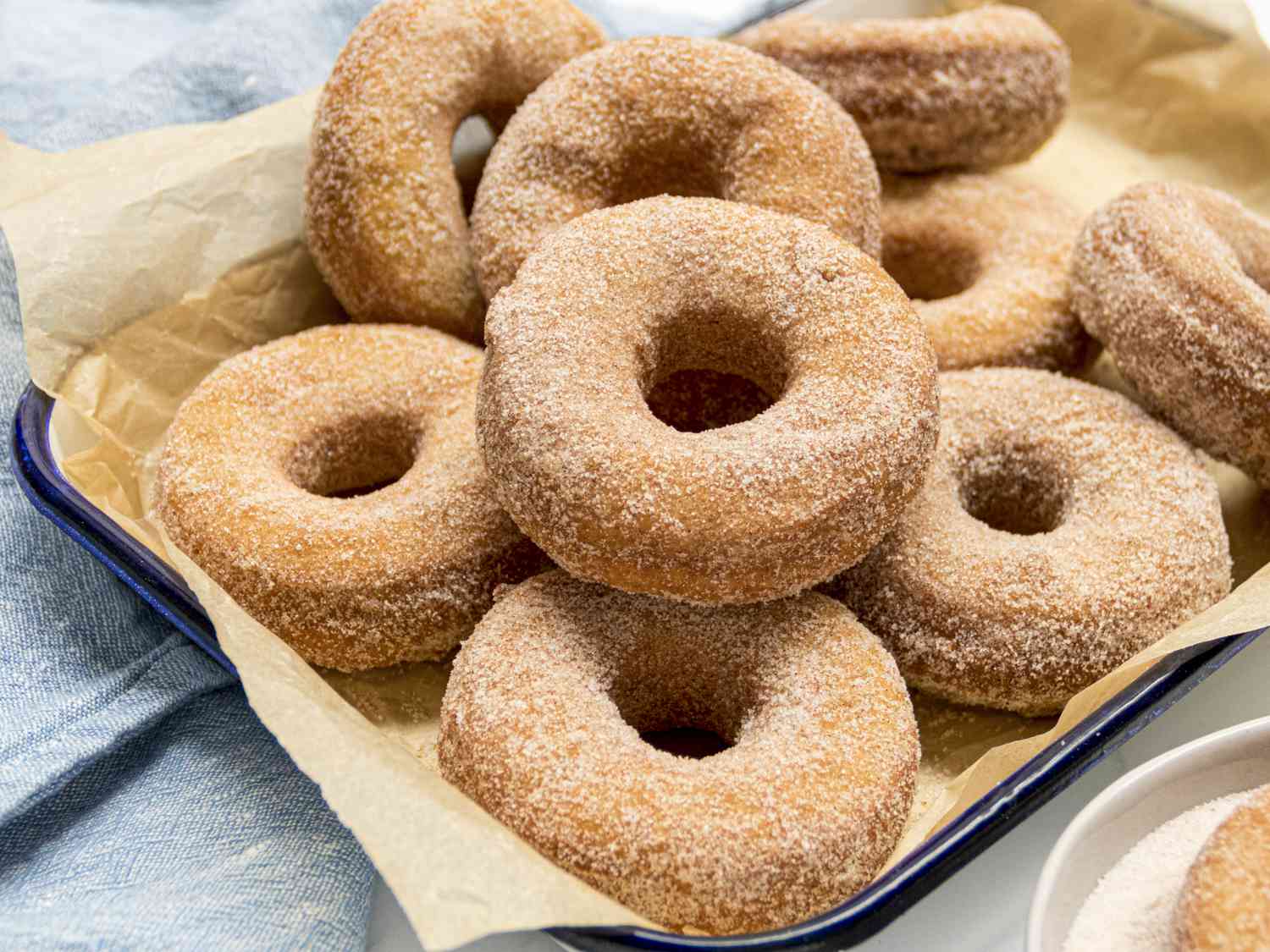 pile of potato doughnuts