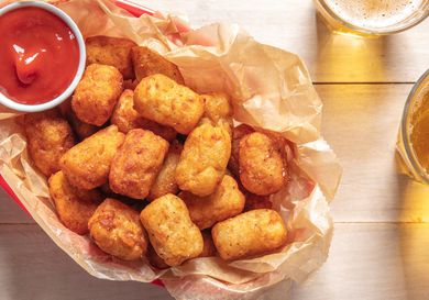golden brown tater tots