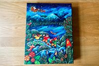 The front cover of the Compartés chocolate Advent calendar