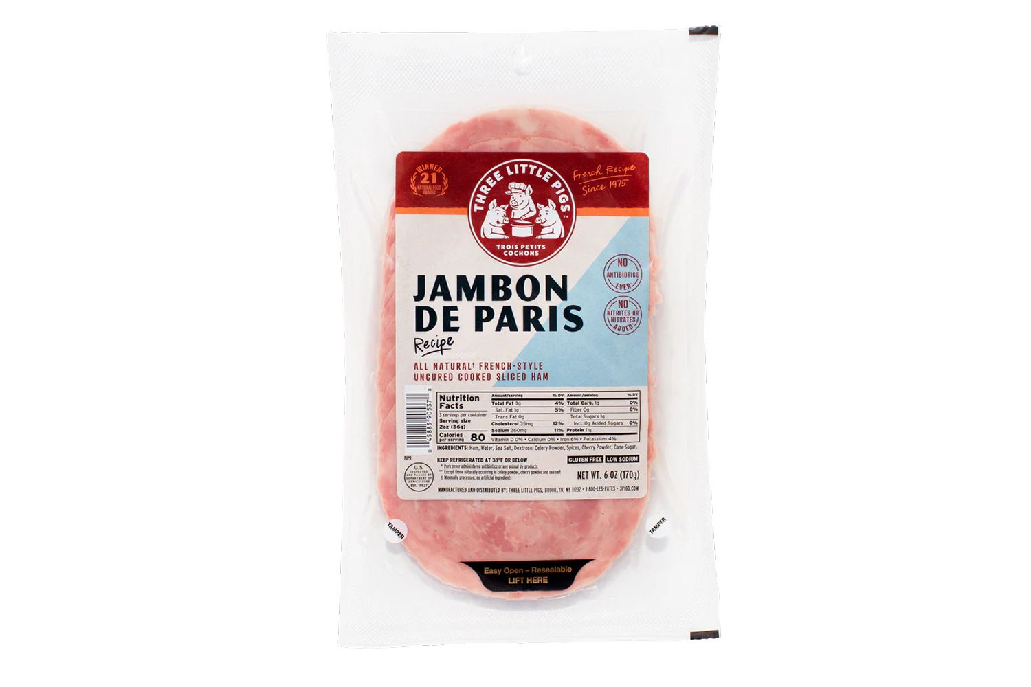 Three Little Pigs Jambon de Paris