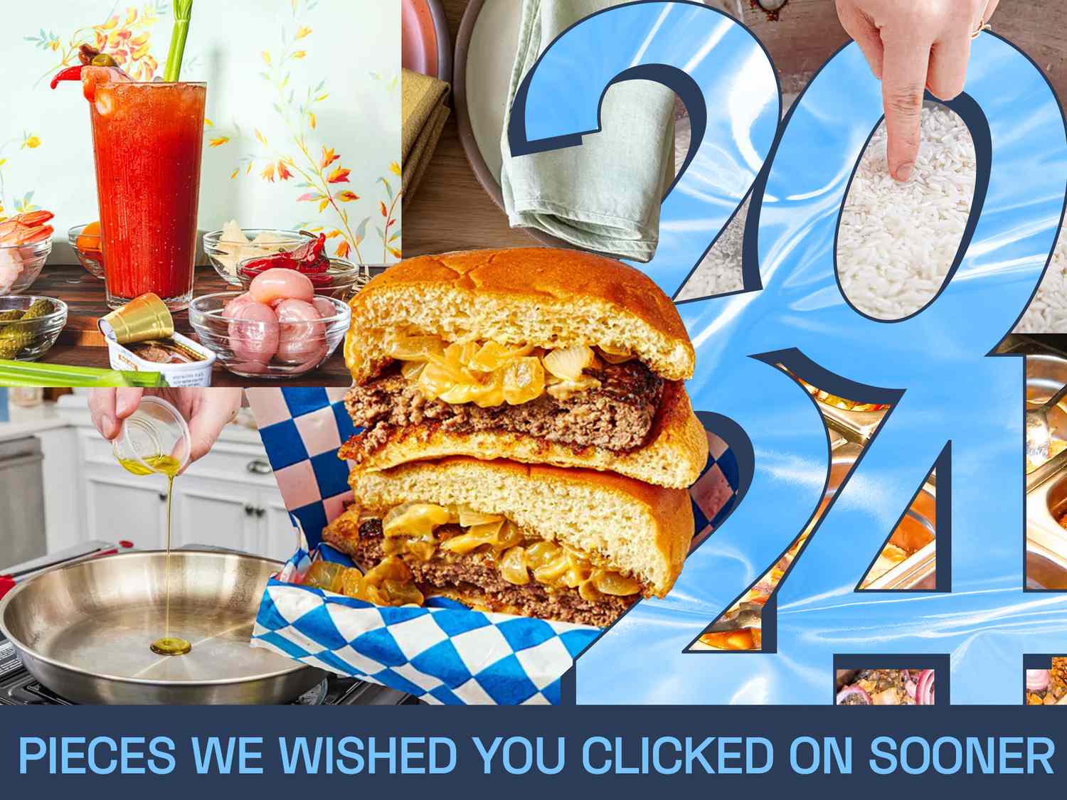 Collage of recipe and article photos