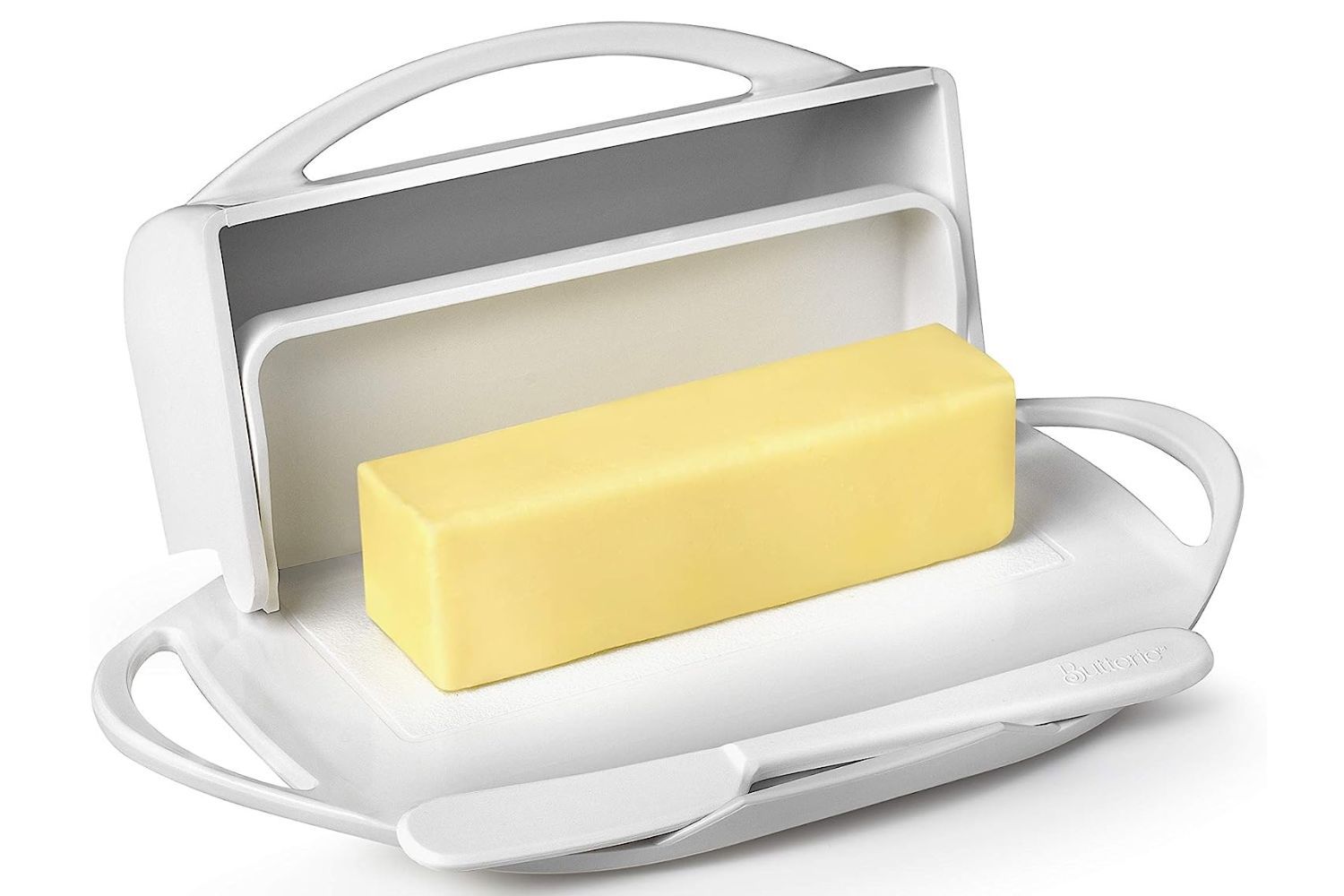 Butterie Flip-Top Butter Dish with Matching Spreader