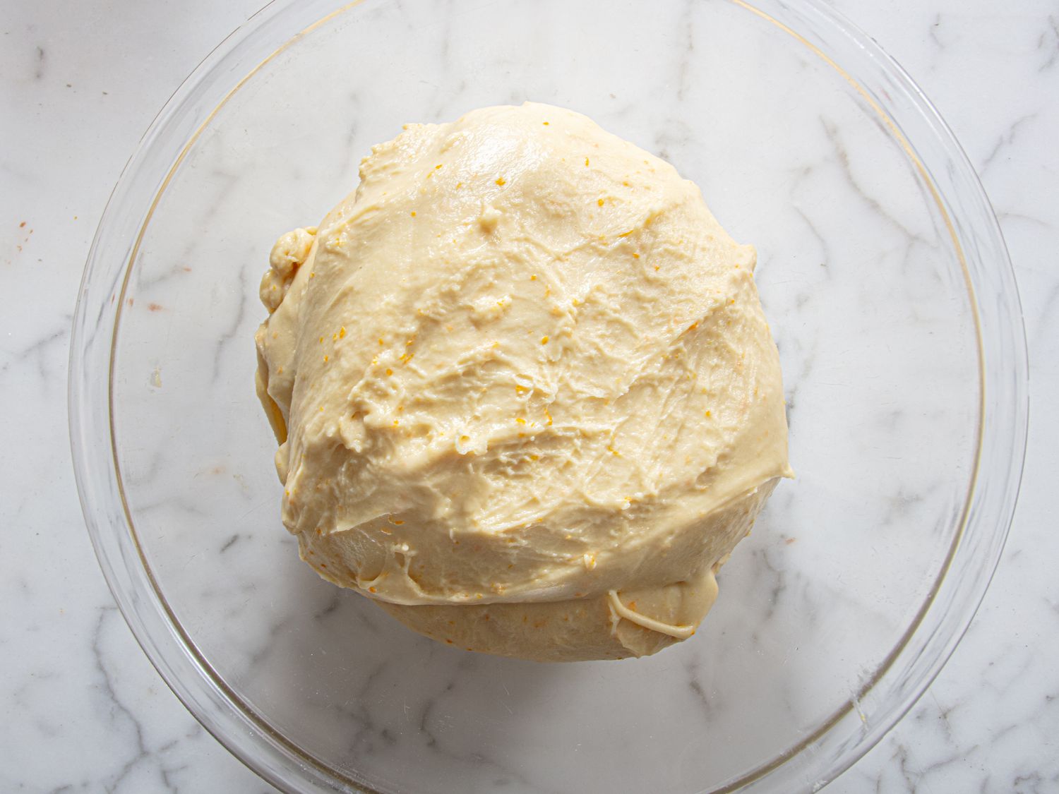 Dough after proofing