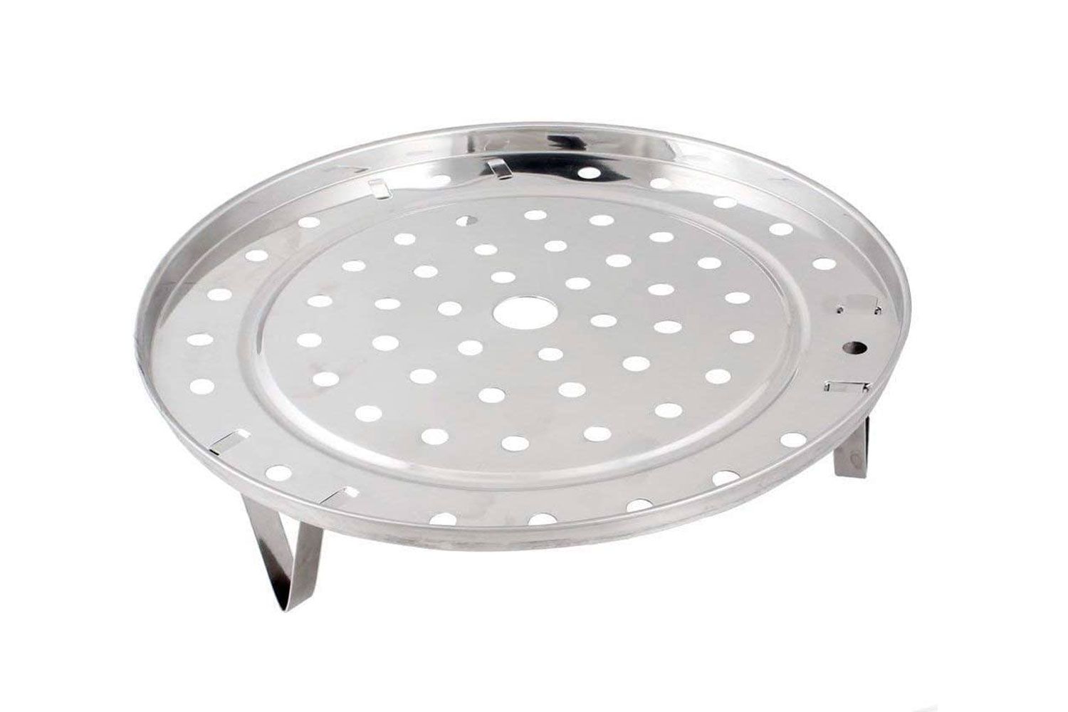 Steaming Rack Household Stainless Steel Cooking Ware Thickened Steaming Rack Stand (11 inch)