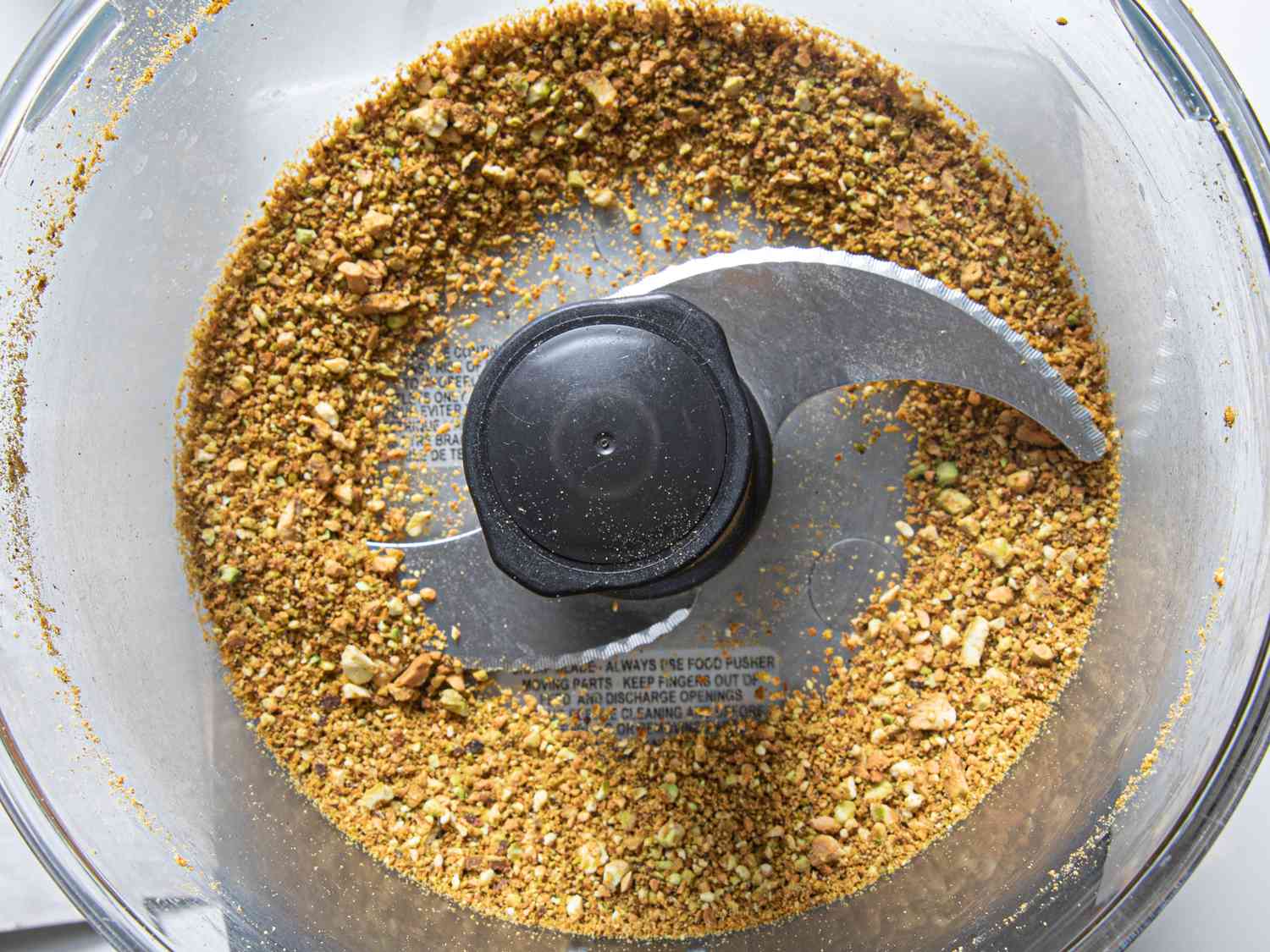 Pistachios after being pulsed