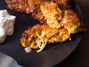 sweet potato latkes