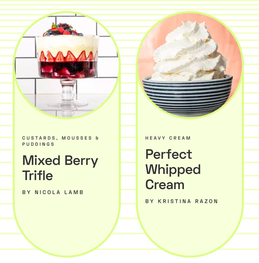 Mixed Berry and whipped cream graphic